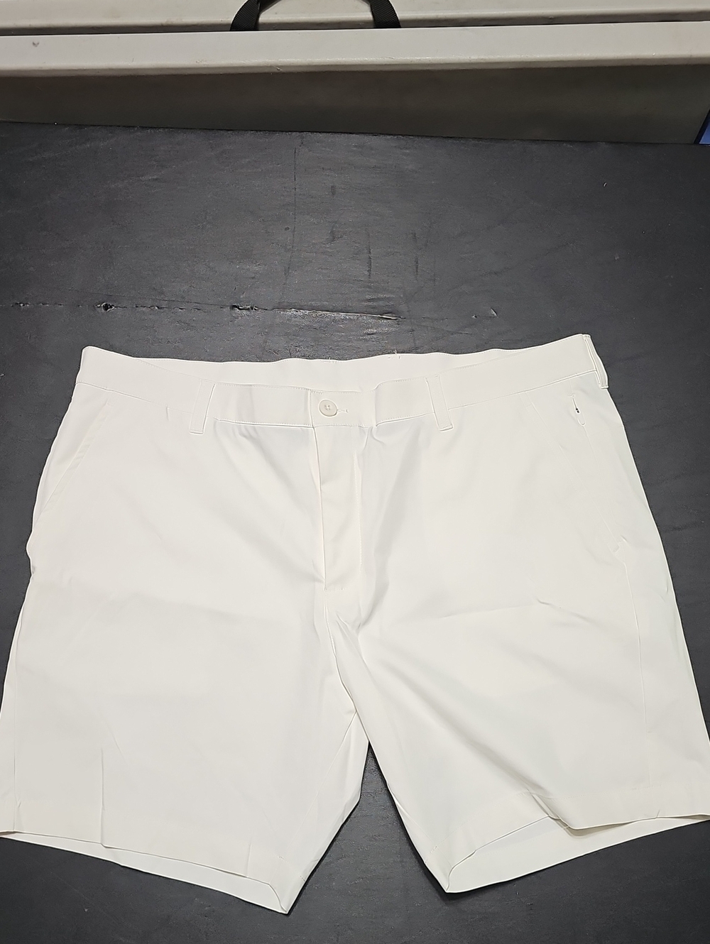 Michel Rouen Men's White Performance Shorts